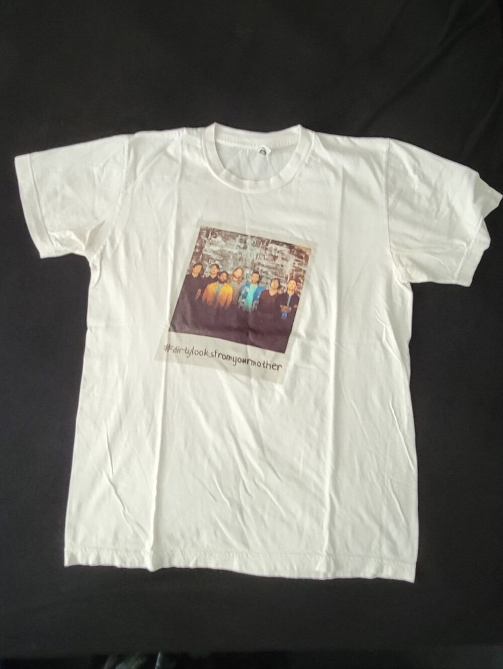 Maroon 5 White T-Shirt with Group Photo Print